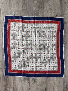 Vintage 1976 Bicentennial Patriotic Scarf – Eagle Print, Made in Japan